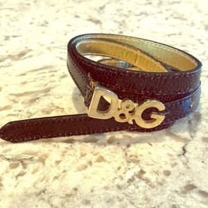 Dolce & Gabbana snakeskin belt